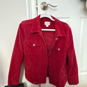 Vintage red corduroy jacket
